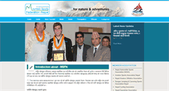 Desktop Screenshot of mountainsportsnepal.org